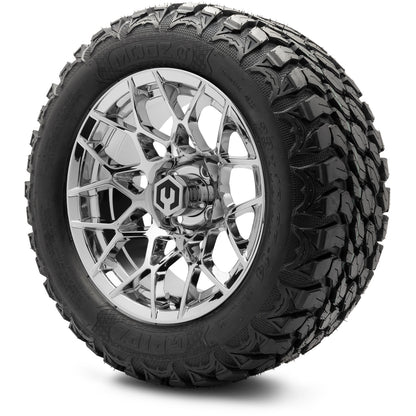 MODZ® 14" Blitz Chrome Wheels & Off-Road Tires Combo (Xcomp Gladiator 23-10-14 Radial)