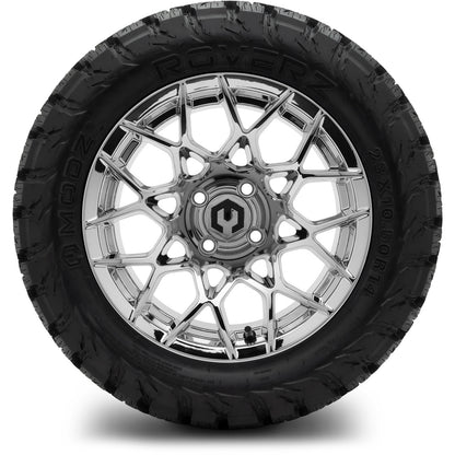 MODZ® 14" Blitz Chrome Wheels & Off-Road Tires Combo (Xcomp Gladiator 23-10-14 Radial)