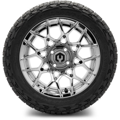 MODZ® 14" Blitz Chrome Wheels & Off-Road Tires Combo (Arisun X-Trail All-Terrain 23x10-14)