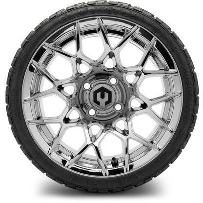 MODZ® 14" Blitz Chrome Wheels & Off-Road Tires Combo (Arisun X-Armory All-Terrain 23x10-14 Radial)