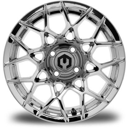 MODZ® 14" Blitz Chrome Wheels & Off-Road Tires Combo (MODZ Gripz 23x10-14)