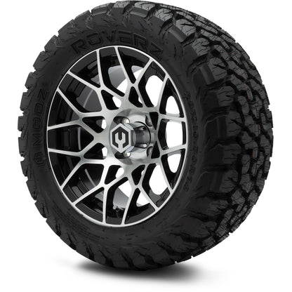 MODZ® 14" Blitz Machined Black Wheels & Off-Road Tires Combo (Arisun X-Armory All-Terrain 23x10-14 Radial)