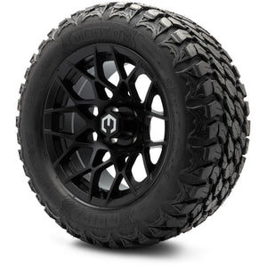 MODZ® 14" Blitz Matte Black Wheels & Off-Road Tires Combo (MODZ Gripz 23x10-14)