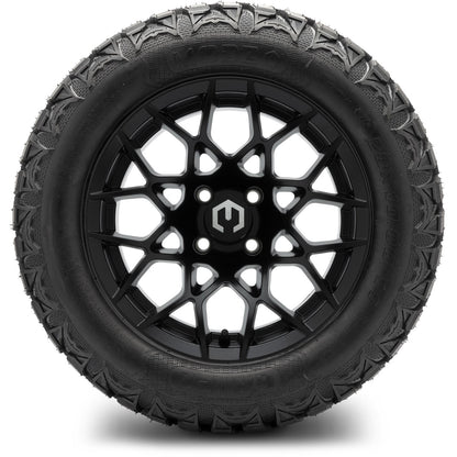 MODZ® 14" Blitz Matte Black Wheels & Off-Road Tires Combo (Xcomp Gladiator 23-10-14 Radial)