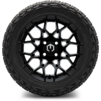 MODZ® 14" Blitz Matte Black Wheels & Off-Road Tires Combo (Xcomp Gladiator 23-10-14 Radial)
