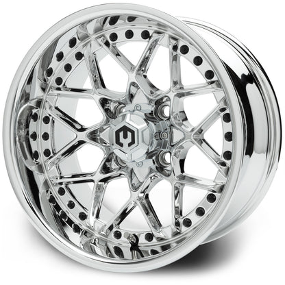 MODZ® 14" Formula Chrome Wheels & Street Tires Combo (Arisun X-Sport 205/30-14)