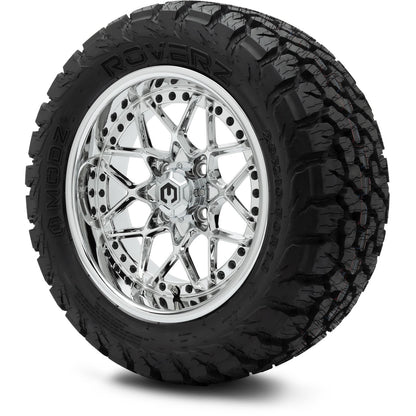 MODZ® 14" Formula Chrome Wheels & Off-Road Tires Combo (Arisun X-Armory All-Terrain 23x10-14 Radial)