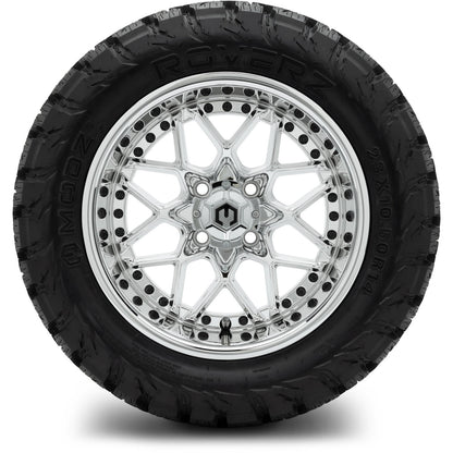 MODZ® 14" Formula Chrome Wheels & Off-Road Tires Combo (Arisun X-Armory All-Terrain 23x10-14 Radial)