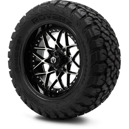 MODZ® 14" Formula Machined Black Wheels & Off-Road Tires Combo (Arisun X-Armory All-Terrain 23x10-14 Radial)