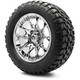 MODZ® 14" Chaos Chrome Wheels & Off-Road Tires Combo (MODZ Gripz 23x10-14)
