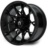 MODZ® 14" Chaos Matte Black Wheels & Off-Road Tires Combo (MODZ Gripz 23x10-14)