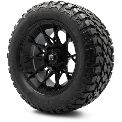 MODZ® 14" Chaos Matte Black Wheels & Off-Road Tires Combo (Arisun X-Trail All-Terrain 23x10-14)