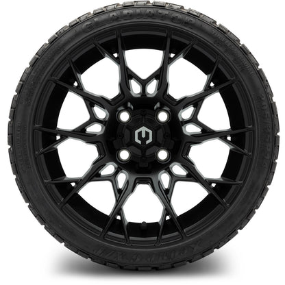 MODZ® 14" Chaos Matte Black Wheels & Off-Road Tires Combo (Arisun X-Trail All-Terrain 23x10-14)