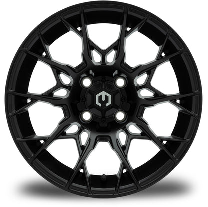 MODZ® 14" Chaos Matte Black Wheels & Off-Road Tires Combo (MODZ Gripz 23x10-14)