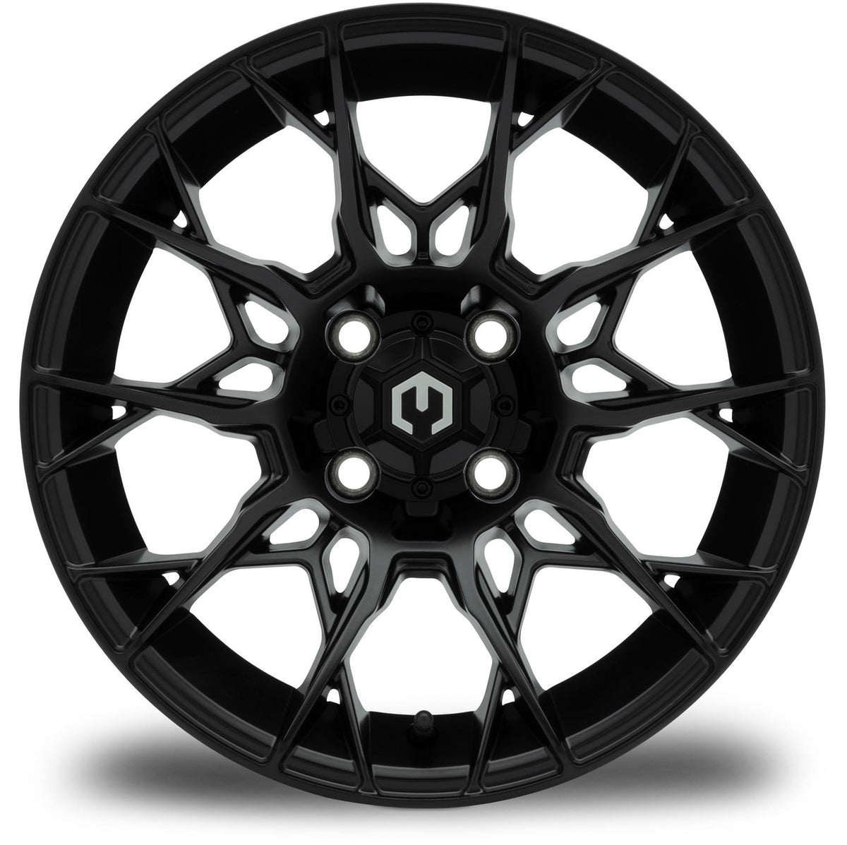 MODZ® 14" Chaos Matte Black Wheels & Off-Road Tires Combo (Arisun X-Trail All-Terrain 23x10-14)