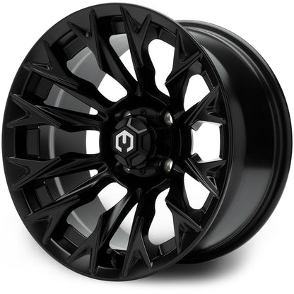 MODZ® 14" Falcon Matte Black Wheels & Off-Road Tires Combo (MODZ Gripz 23x10-14)