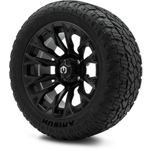 MODZ® 14" Falcon Matte Black Wheels & Off-Road Tires Combo (Arisun X-Armory All-Terrain 23x10-14 Radial)