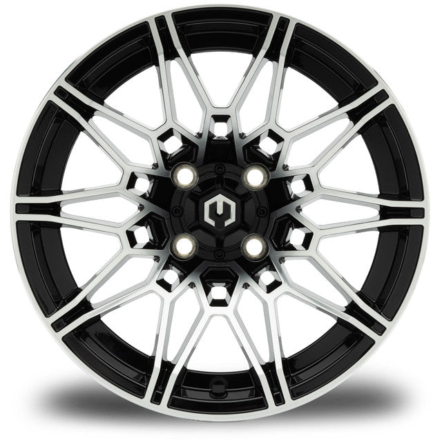 MODZ® 14" Galaxy Machined Black Wheels & Off-Road Tires Combo (Arisun X-Armory All-Terrain 23x10-14 Radial)