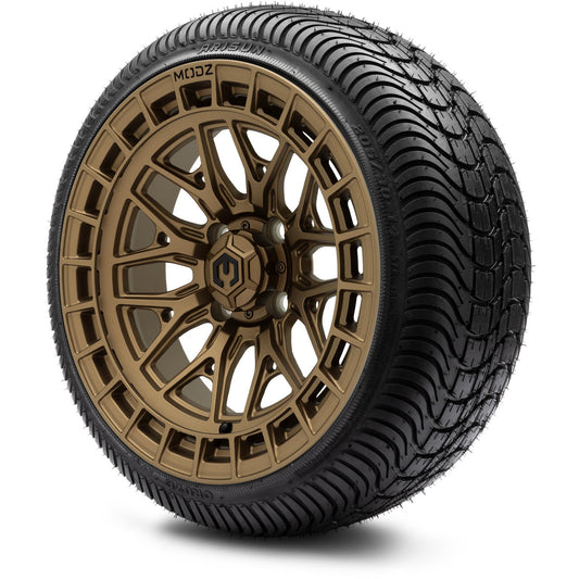 MODZ® 14" Torrent Matte Bronze Wheels & Street Tires Combo (Arisun Cruze 205/30-14)