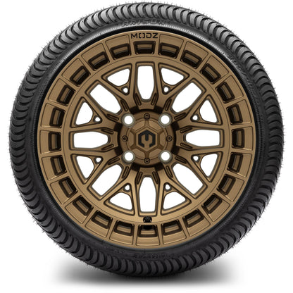 MODZ® 14" Torrent Matte Bronze Wheels & Street Tires Combo (Arisun X-Sport 205/30-14)