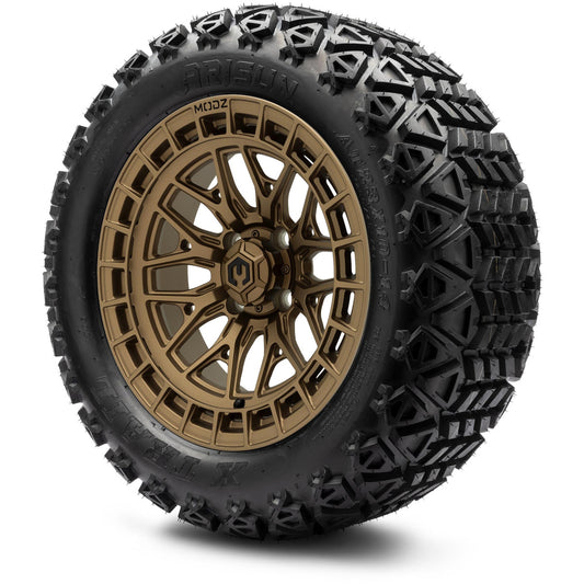 MODZ® 14" Torrent Matte Bronze Wheels & Off-Road Tires Combo (Arisun X-Trail All-Terrain 23x10-14)