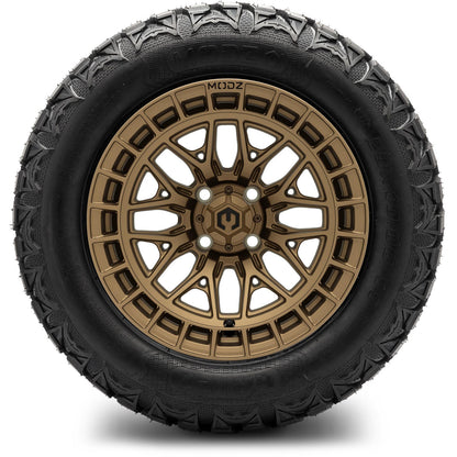 MODZ® 14" Torrent Matte Bronze Wheels & Off-Road Tires Combo (Arisun X-Armory All-Terrain 23x10-14 Radial)
