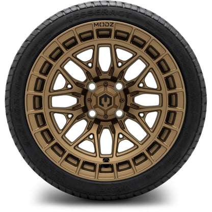 MODZ® 14" Torrent Matte Bronze Wheels & Street Tires Combo (Arisun Cruze 205/30-14)