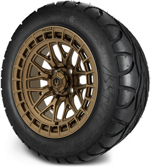 MODZ® 14" Torrent Matte Bronze Wheels & Street Tires Combo (MODZ Street Fox Radial 23x10-14)