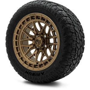 MODZ® 14" Torrent Matte Bronze Wheels & Off-Road Tires Combo (Arisun X-Armory All-Terrain 23x10-14 Radial)