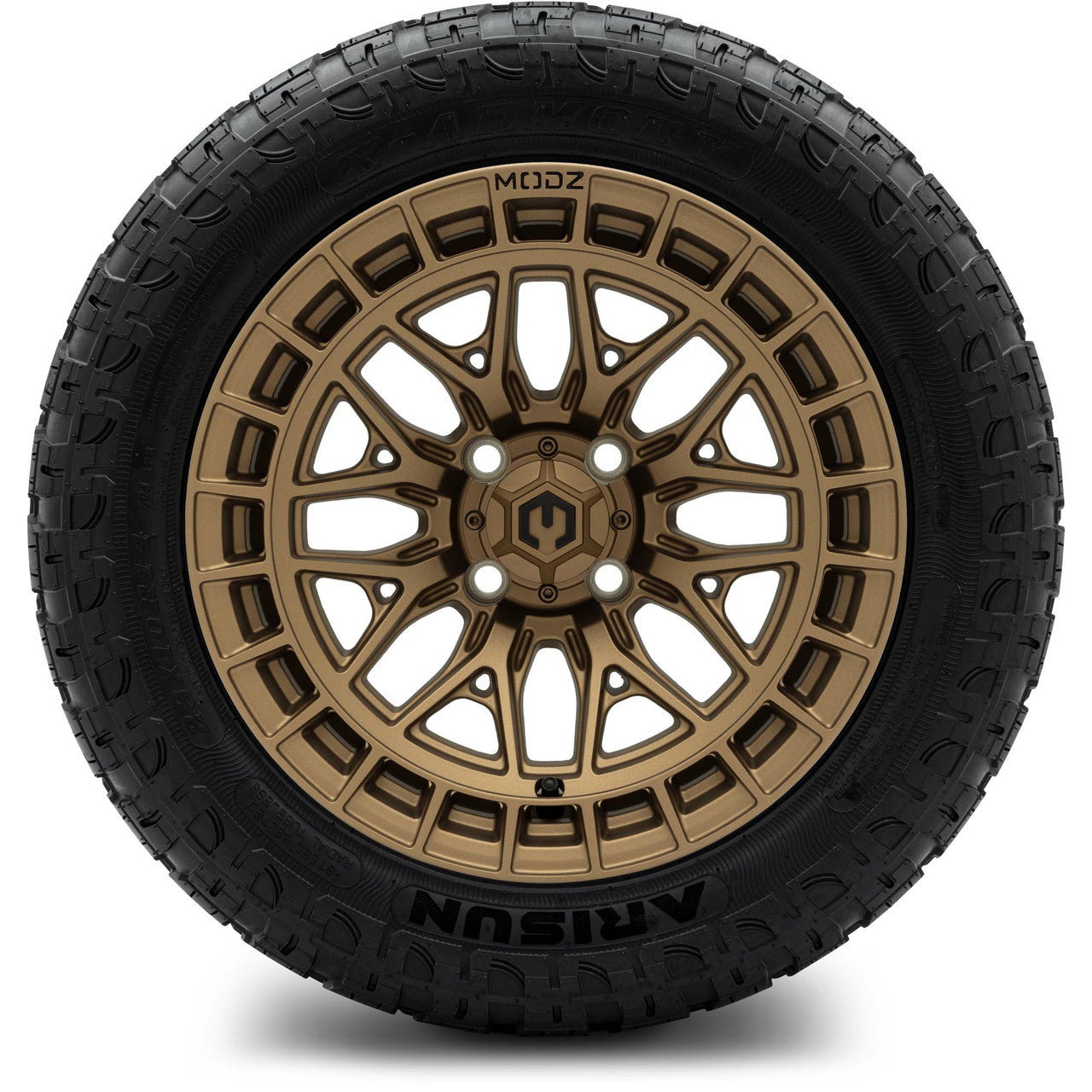 MODZ® 14" Torrent Matte Bronze Wheels & Off-Road Tires Combo (Arisun X-Trail All-Terrain 23x10-14)