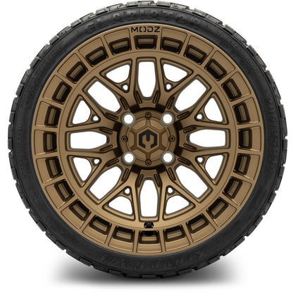 MODZ® 14" Torrent Matte Bronze Wheels & Off-Road Tires Combo (Xcomp Gladiator 23-10-14 Radial)