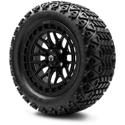 MODZ® 14" Torrent Matte Black Wheels & Off-Road Tires Combo (Arisun X-Armory All-Terrain 23x10-14 Radial)