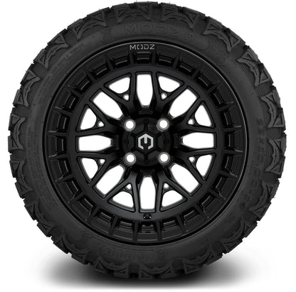 MODZ® 14" Torrent Matte Black Wheels & Off-Road Tires Combo (Xcomp Gladiator 23-10-14 Radial)