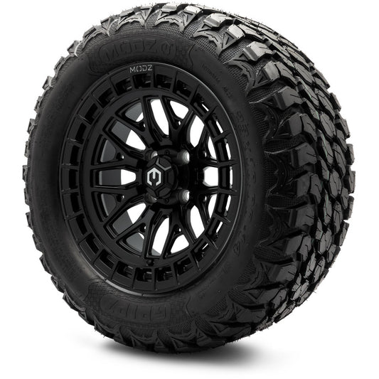 MODZ® 14" Torrent Matte Black Wheels & Off-Road Tires Combo (MODZ Gripz 23x10-14)
