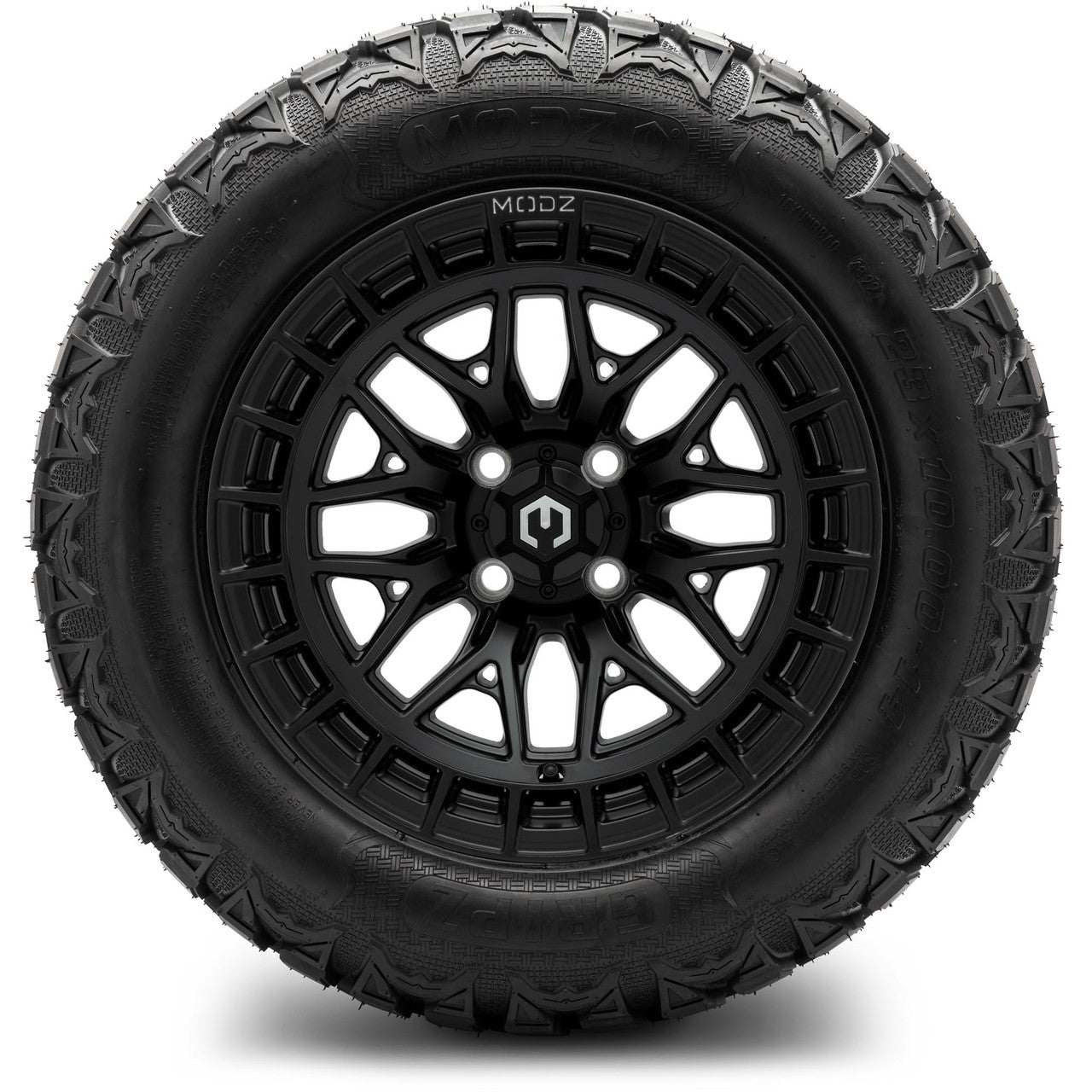 MODZ® 14" Torrent Matte Black Wheels & Off-Road Tires Combo (Xcomp Gladiator 23-10-14 Radial)