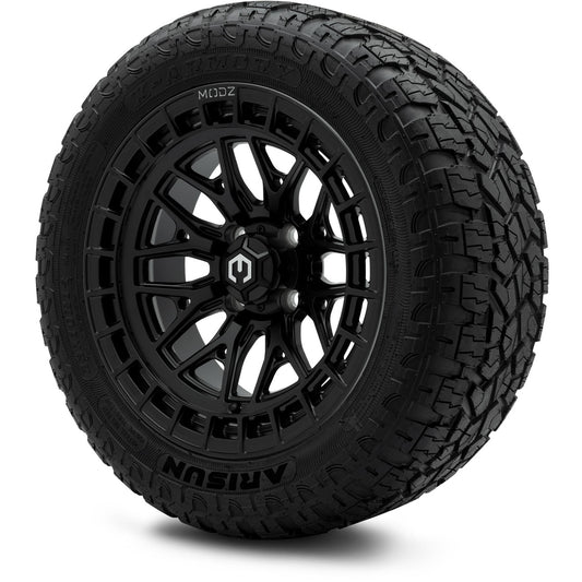 MODZ® 14" Torrent Matte Black Wheels & Off-Road Tires Combo (Arisun X-Armory All-Terrain 23x10-14 Radial)