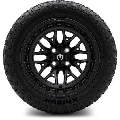 MODZ® 14" Torrent Matte Black Wheels & Off-Road Tires Combo (Arisun X-Armory All-Terrain 23x10-14 Radial)