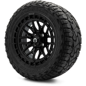 MODZ® 14" Torrent Matte Black Wheels & Off-Road Tires Combo (Xcomp Gladiator 23-10-14 Radial)