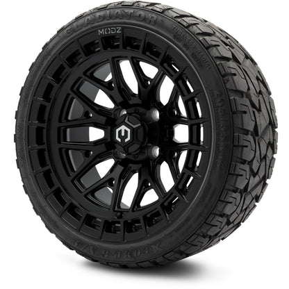 MODZ® 14" Torrent Matte Black Wheels & Off-Road Tires Combo (Xcomp Gladiator 23-10-14 Radial)