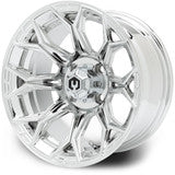 MODZ® 14" Halo Chrome Wheels & Street Tires Combo (MODZ Guardian 205/30-14)