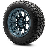 MODZ® 14" Halo Titanium Blue Wheels & Off-Road Tires Combo (MODZ Gripz 23x10-14)
