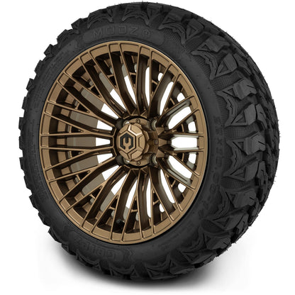 MODZ® 14" Reaper Bronze Wheels & Off-Road Tires Combo (Xcomp Gladiator 23-10-14 Radial)