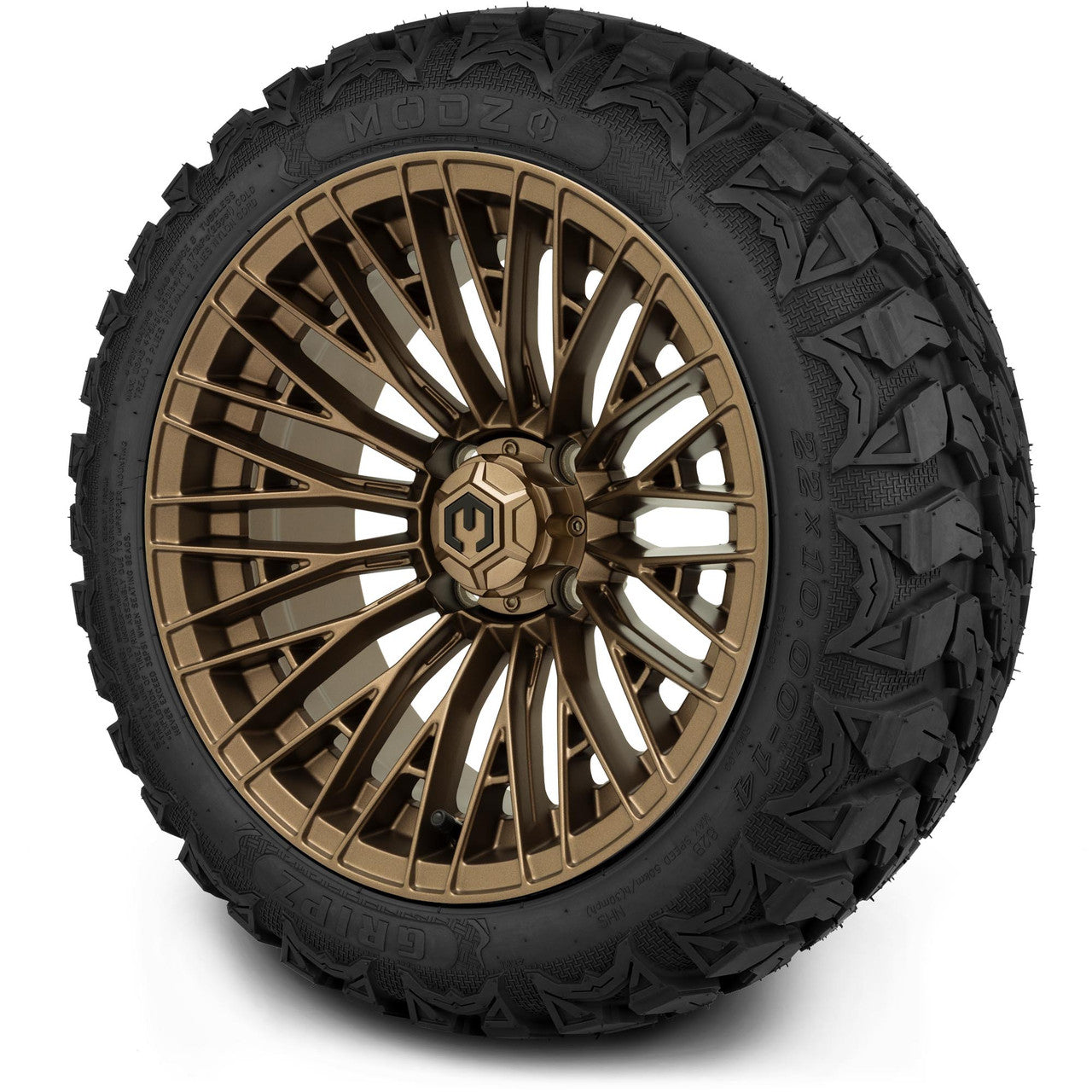 MODZ® 14" Reaper Bronze Wheels & Off-Road Tires Combo (Arisun X-Trail All-Terrain 23x10-14)