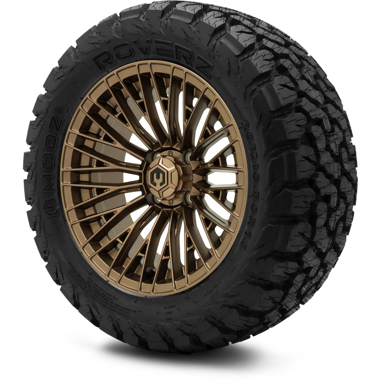 MODZ® 14" Reaper Bronze Wheels & Off-Road Tires Combo (Arisun X-Trail All-Terrain 23x10-14)