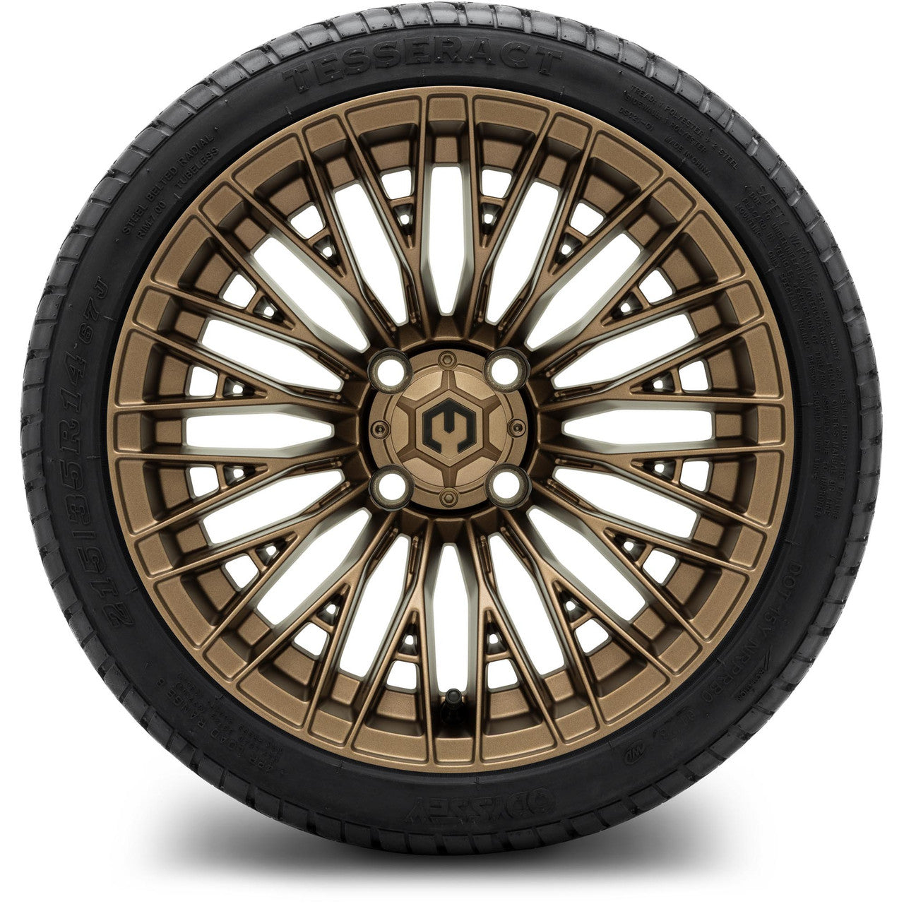 MODZ® 14" Reaper Bronze Wheels & Street Tires Combo (MODZ Street Fox Radial 23x10-14)