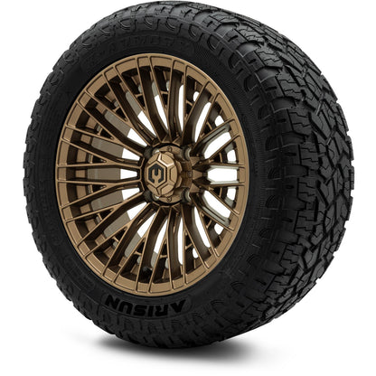 MODZ® 14" Reaper Bronze Wheels & Off-Road Tires Combo (Arisun X-Trail All-Terrain 23x10-14)