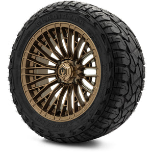 MODZ® 14" Reaper Bronze Wheels & Off-Road Tires Combo (Xcomp Gladiator 23-10-14 Radial)