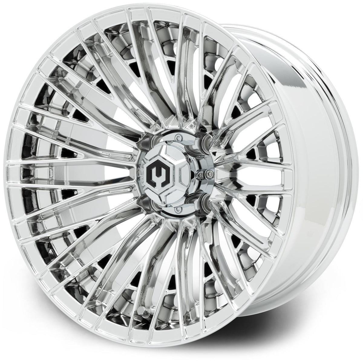 MODZ® 14" Reaper Chrome Wheels & Off-Road Tires Combo (Arisun X-Trail All-Terrain 23x10-14)