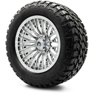 MODZ® 14" Reaper Chrome Wheels & Off-Road Tires Combo (MODZ Gripz 23x10-14)