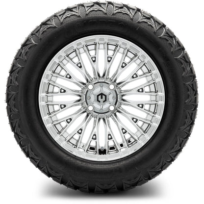 MODZ® 14" Reaper Chrome Wheels & Off-Road Tires Combo (Arisun X-Trail All-Terrain 23x10-14)